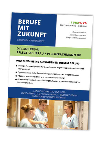 Flyer Pflege HF Langzeitpflege